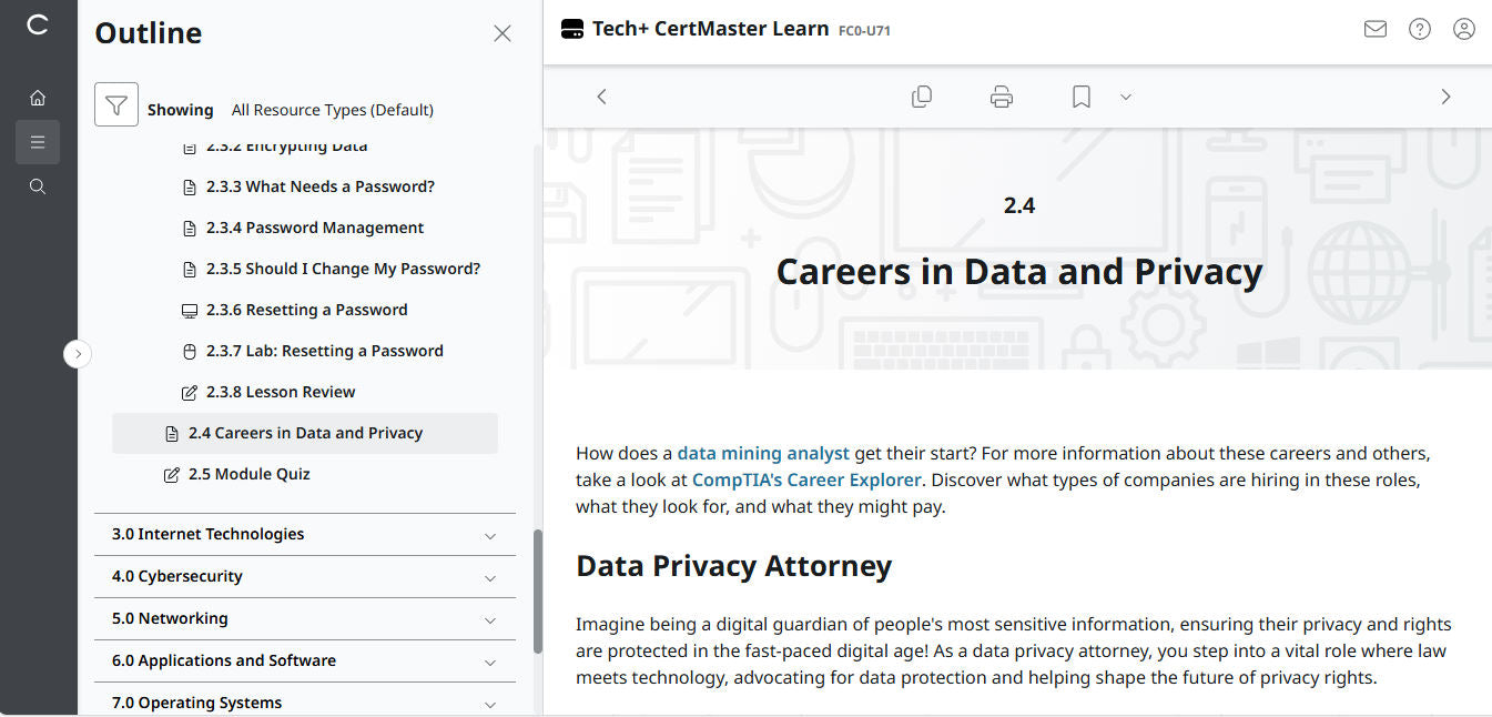CertMaster Learn – Tech+ (V6) – (New Account ) 2-Month Access