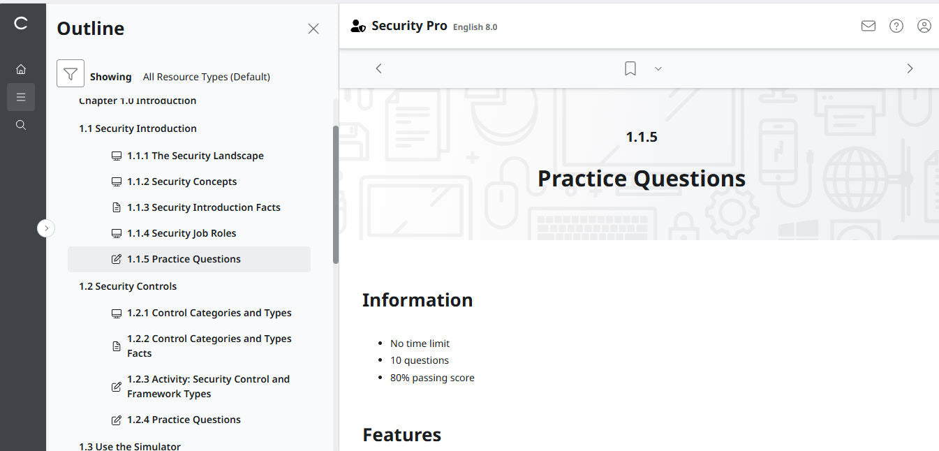 TestOut Security Pro สำหรับ Security+ (SY0-701) - 3 เดือน