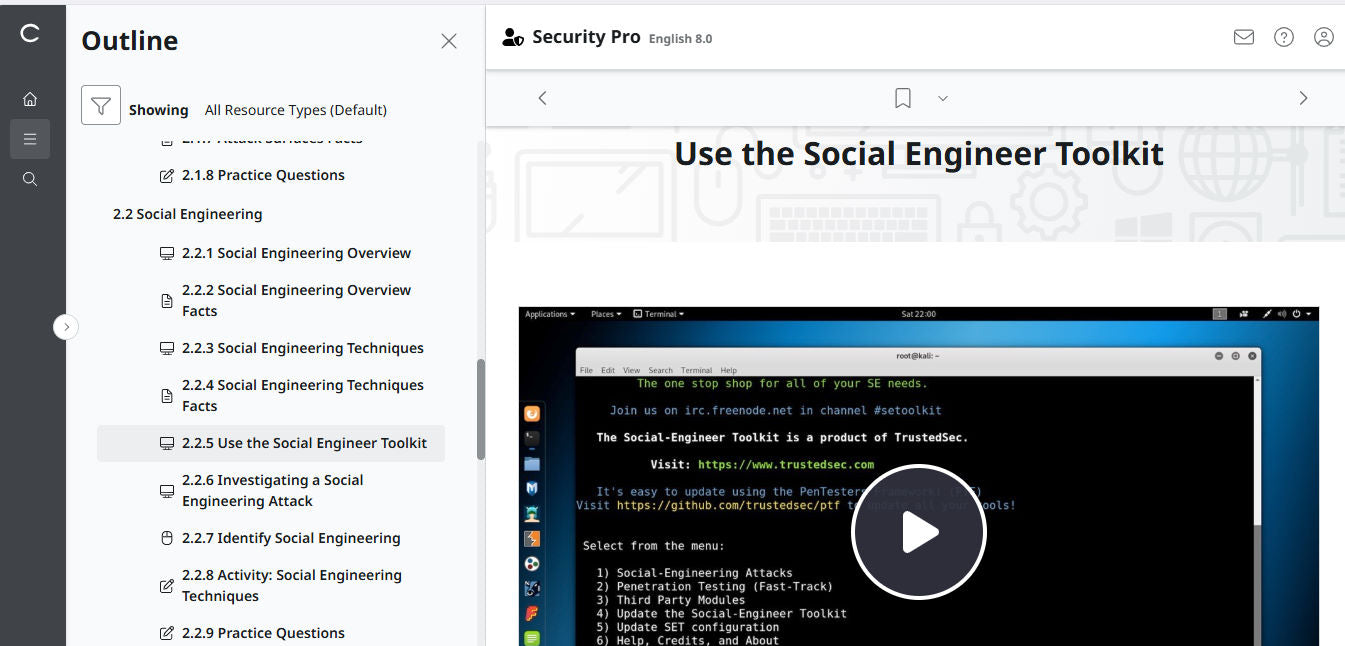 TestOut Security Pro สำหรับ Security+ (SY0-701) - 3 เดือน