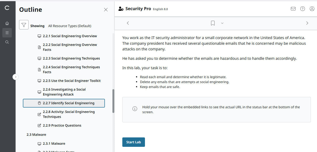 TestOut Security Pro สำหรับ Security+ (SY0-701) - สิทธิ์เข้าใช้งาน 3 เดือน