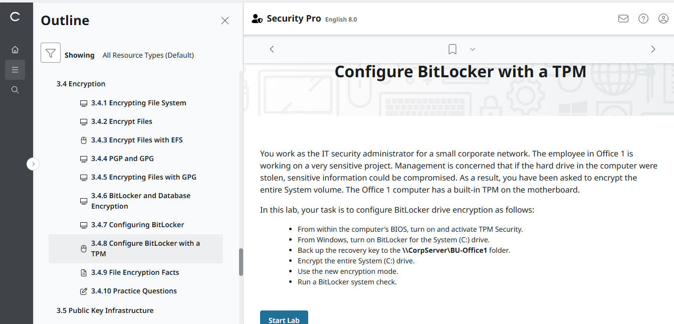 TestOut Security Pro for Security+ (SY0-701) -  Individual License : 12 Month Access