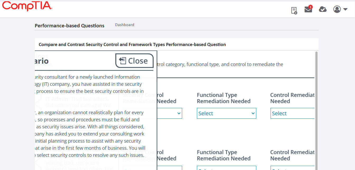 ข้อเสนอที่ดีที่สุด (SY0-701) - CompTIA Security+ CertMaster Learn + Labs (3 เดือน) 