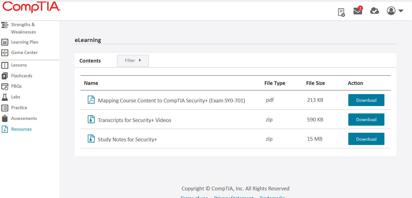 ข้อเสนอที่ดีที่สุด (SY0-701) - CompTIA Security+ CertMaster Learn + Labs (3 เดือน) 