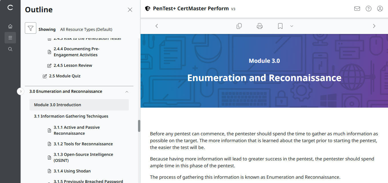 🛒特別オファー - CertMaster Perform for PenTest+ PT0-003 (3ヶ月アクセス)
