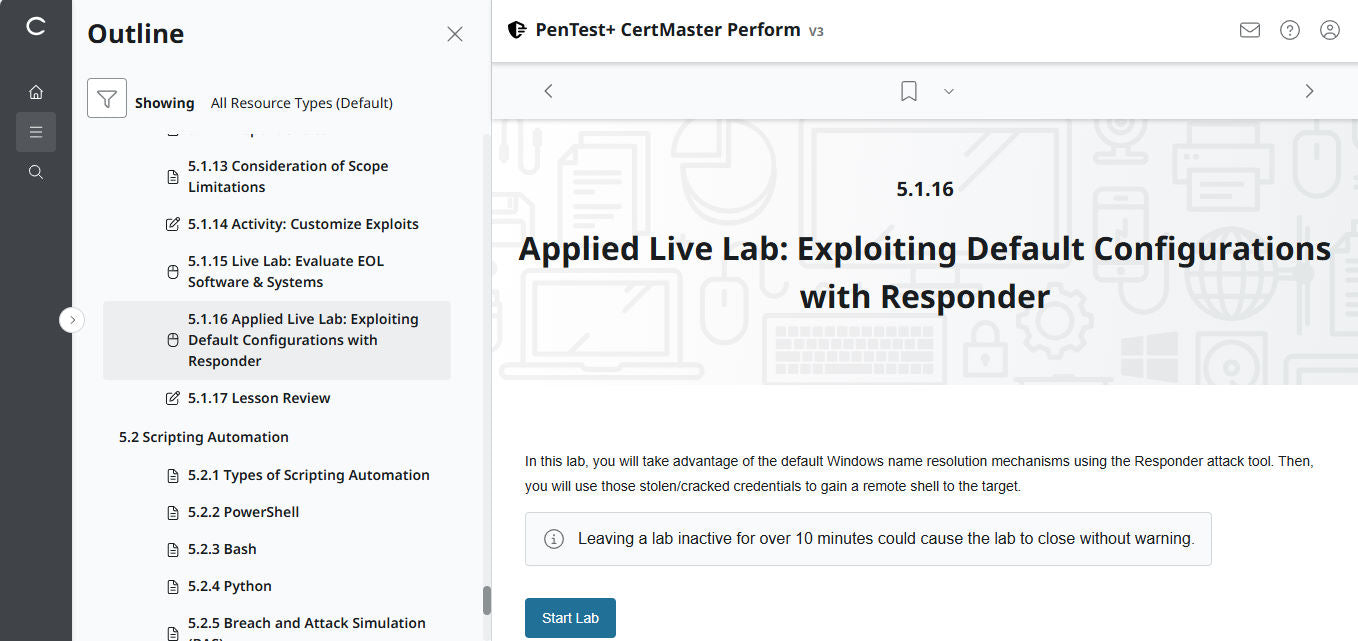CertMaster Perform CompTIA PenTest+  PT0-003 (V3) (3 Month Access)