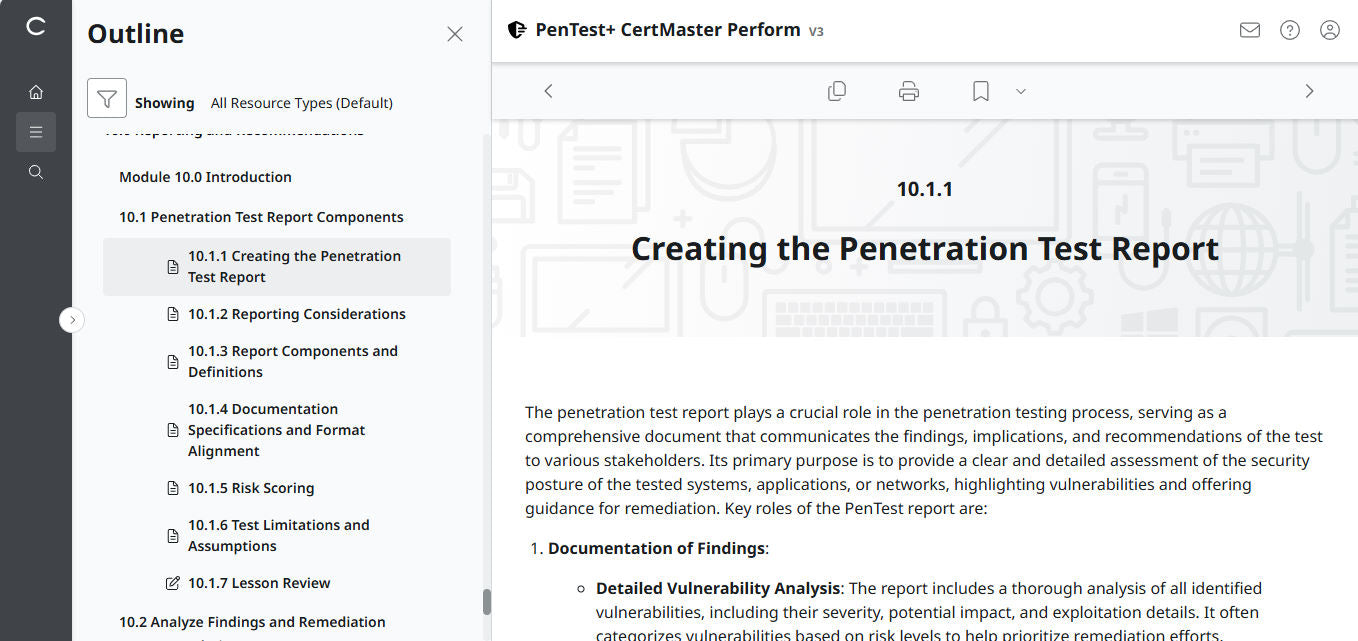 CertMaster Perform for PenTest+ PT0-003 (เข้าใช้งาน 3 เดือน) (🛒ข้อเสนอพิเศษ)