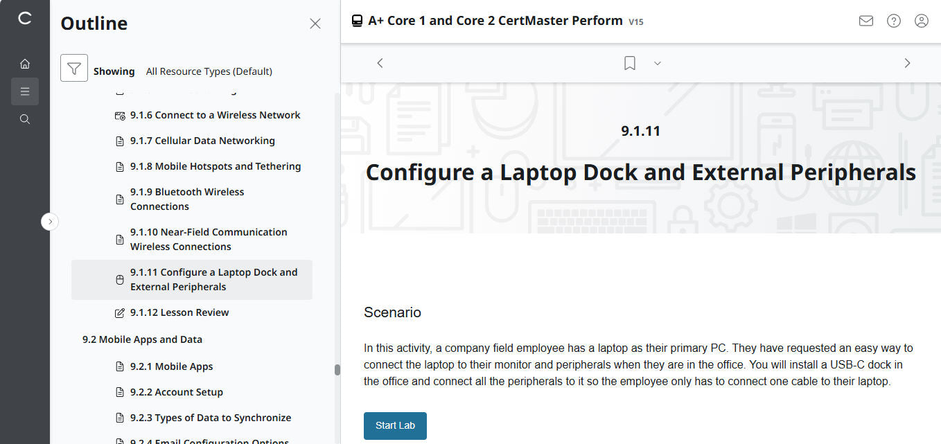 CompTIA A+ Core 1 & 2 CertMaster Perform  (V15) (4 Month Access) (🛒Special Offer)