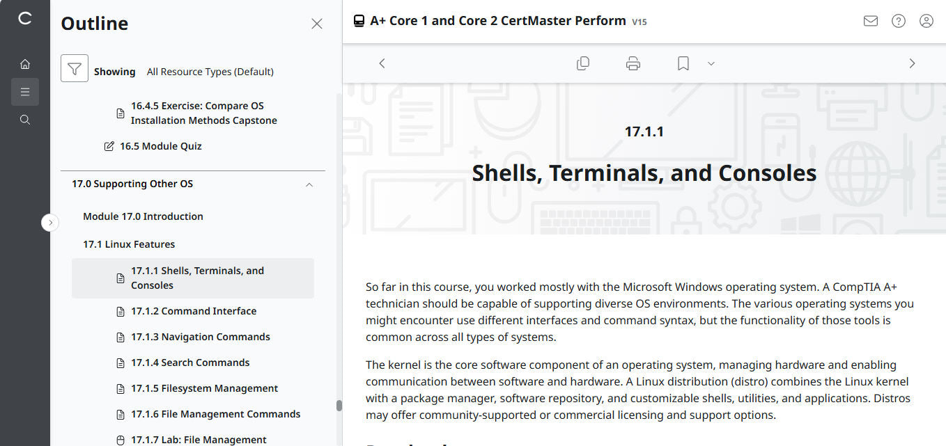 CompTIA A+ Core 1 & 2 CertMaster Perform  (V15) (4 Month Access) (🛒Special Offer)