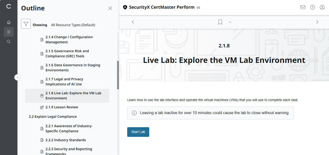 CompTIA CertMaster Perform – SecurityX CASP+ CAS-005 - เข้าใช้งานได้ 3 เดือน 