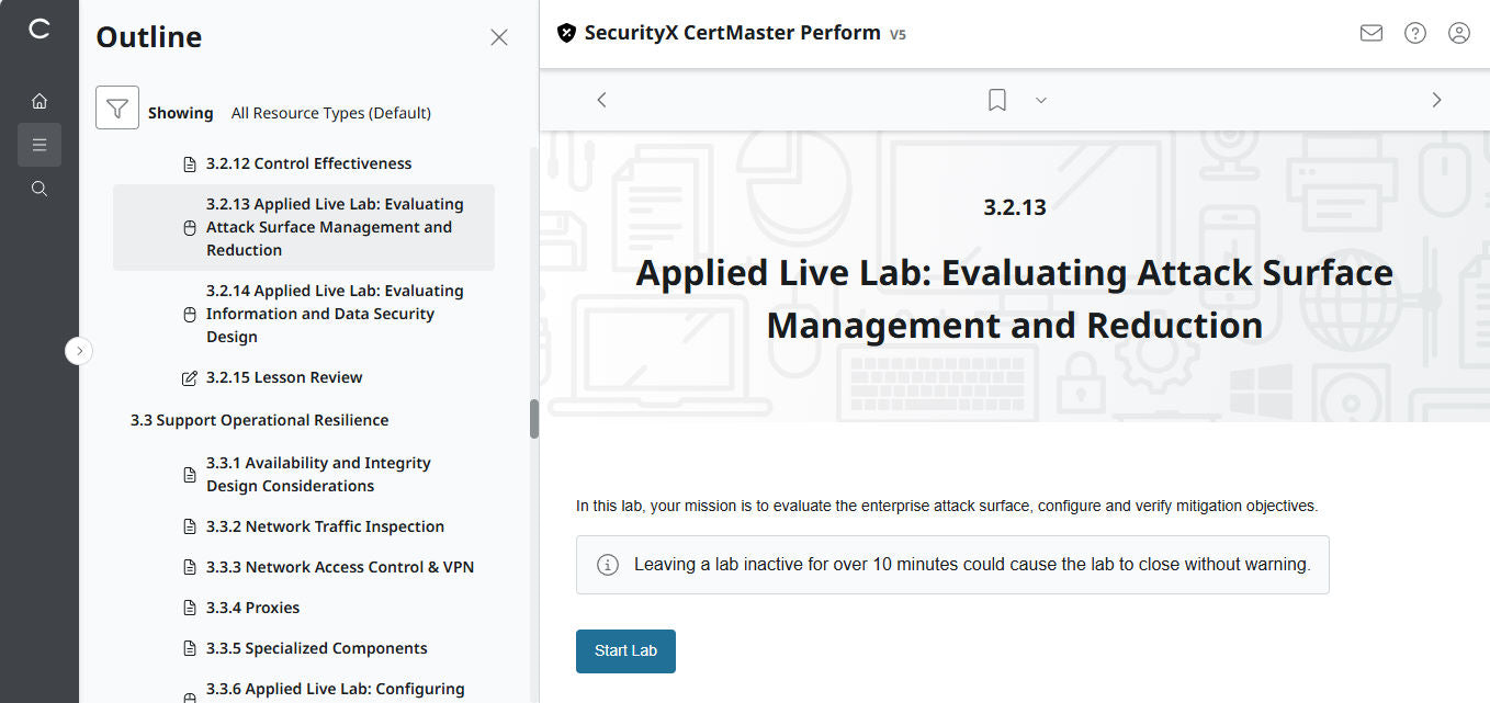 CompTIA CertMaster Perform – SecurityX CASP+ CAS-005 - เข้าใช้งานได้ 3 เดือน 