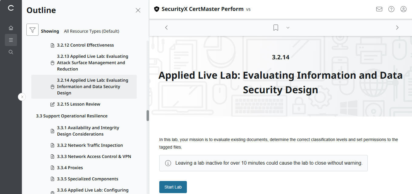 CompTIA CertMaster Perform – SecurityX CASP+ CAS-005 - เข้าใช้งานได้ 3 เดือน 