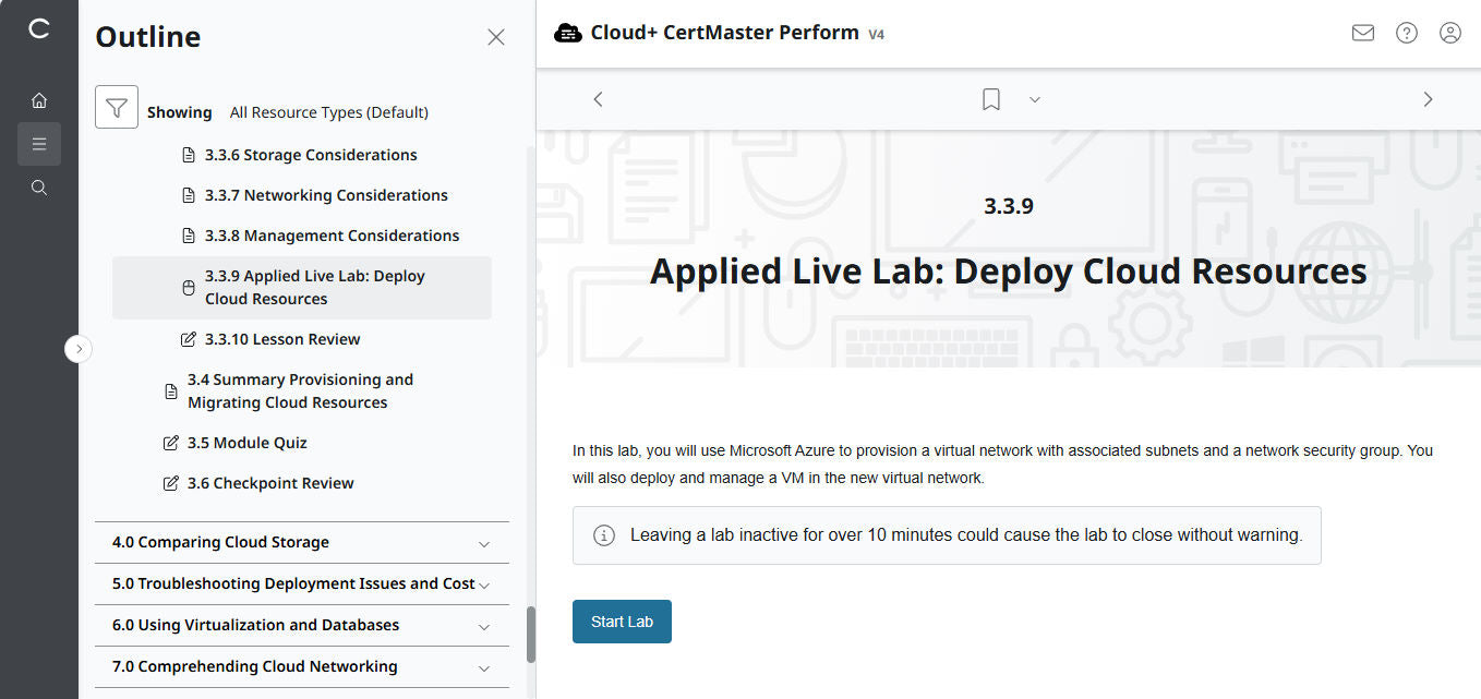 🛒ข้อเสนอพิเศษ - CompTIA Cloud+ CertMaster Perform (CV0-004) – สิทธิ์เข้าใช้งาน 3 เดือน