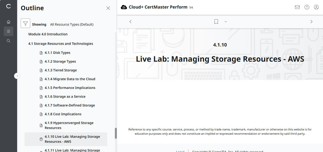 🛒ข้อเสนอพิเศษ - CompTIA Cloud+ CertMaster Perform (CV0-004) – สิทธิ์เข้าใช้งาน 3 เดือน