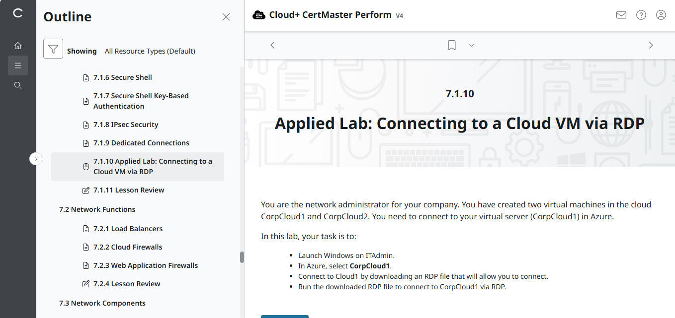 🛒ข้อเสนอพิเศษ - CompTIA Cloud+ CertMaster Perform (CV0-004) – สิทธิ์เข้าใช้งาน 3 เดือน