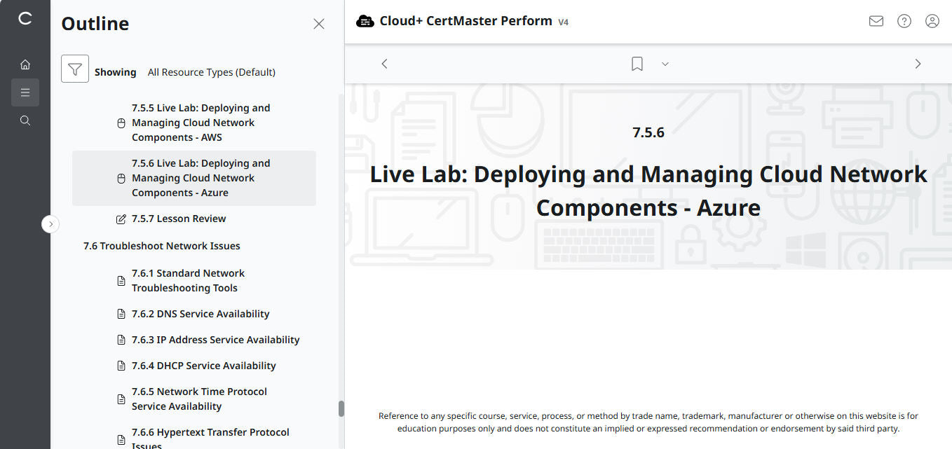 🛒ข้อเสนอพิเศษ - CompTIA Cloud+ CertMaster Perform (CV0-004) – สิทธิ์เข้าใช้งาน 3 เดือน