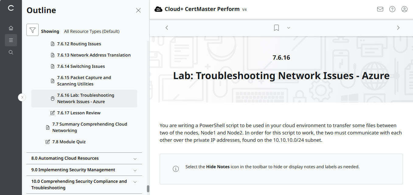 🛒ข้อเสนอพิเศษ - CompTIA Cloud+ CertMaster Perform (CV0-004) – สิทธิ์เข้าใช้งาน 3 เดือน
