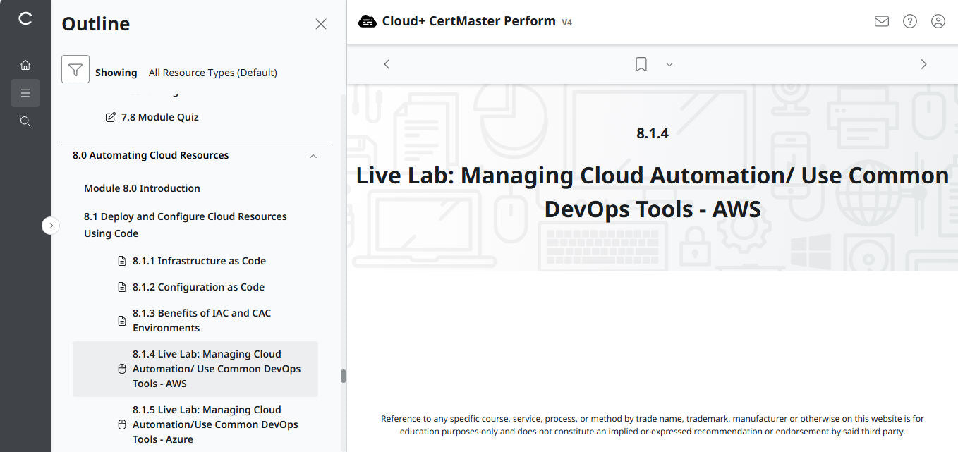 🛒ข้อเสนอพิเศษ - CompTIA Cloud+ CertMaster Perform (CV0-004) – สิทธิ์เข้าใช้งาน 3 เดือน