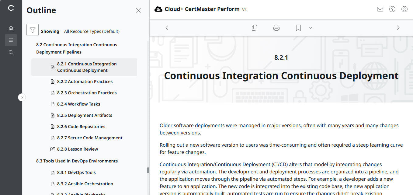 🛒ข้อเสนอพิเศษ - CompTIA Cloud+ CertMaster Perform (CV0-004) – สิทธิ์เข้าใช้งาน 3 เดือน