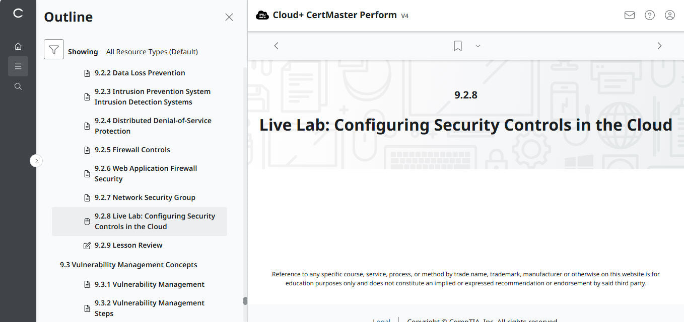 🛒ข้อเสนอพิเศษ - CompTIA Cloud+ CertMaster Perform (CV0-004) – สิทธิ์เข้าใช้งาน 3 เดือน