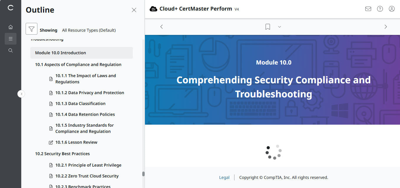 🛒ข้อเสนอพิเศษ - CompTIA Cloud+ CertMaster Perform (CV0-004) – สิทธิ์เข้าใช้งาน 3 เดือน