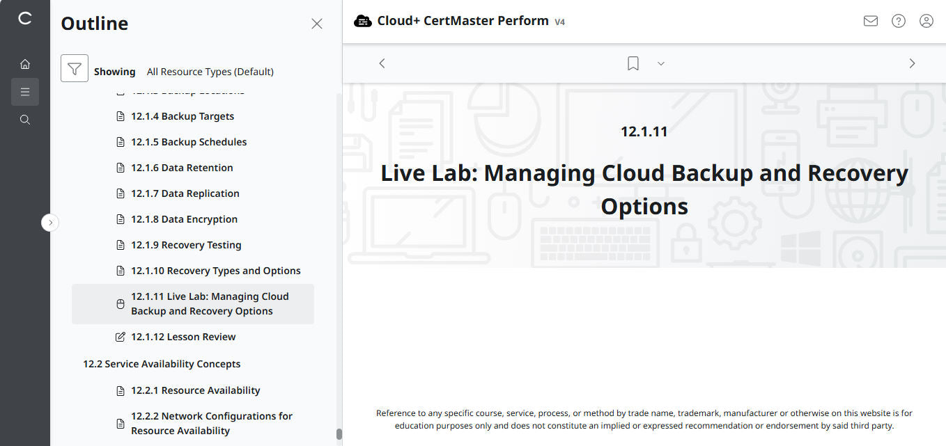 🛒ข้อเสนอพิเศษ - CompTIA Cloud+ CertMaster Perform (CV0-004) – สิทธิ์เข้าใช้งาน 3 เดือน