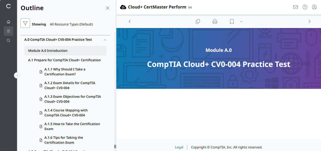 🛒ข้อเสนอพิเศษ - CompTIA Cloud+ CertMaster Perform (CV0-004) – สิทธิ์เข้าใช้งาน 3 เดือน